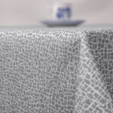 Jacquard Stone Grey – Elegant akrylduk med jacquardvevd mønster