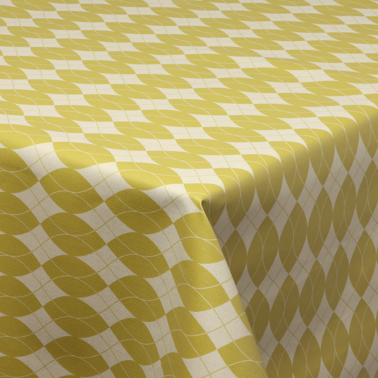 Tajo Pistache - Ekstra kraftig voksduk med lett preget overflate