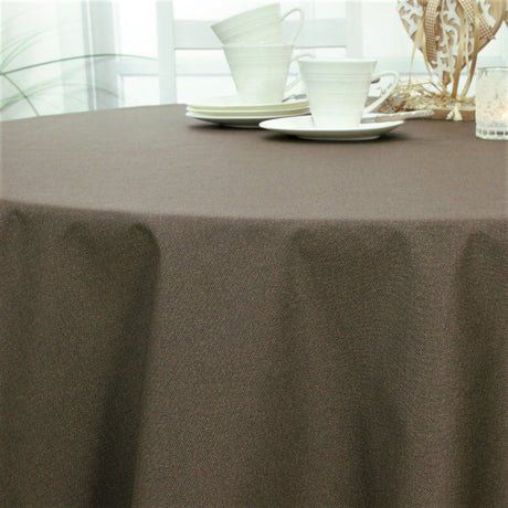 Dali ensfarget akrylduk i taupe, 140 cm bred