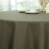 Ensfarget akrylduk i taupe - Dali, 160 cm bred