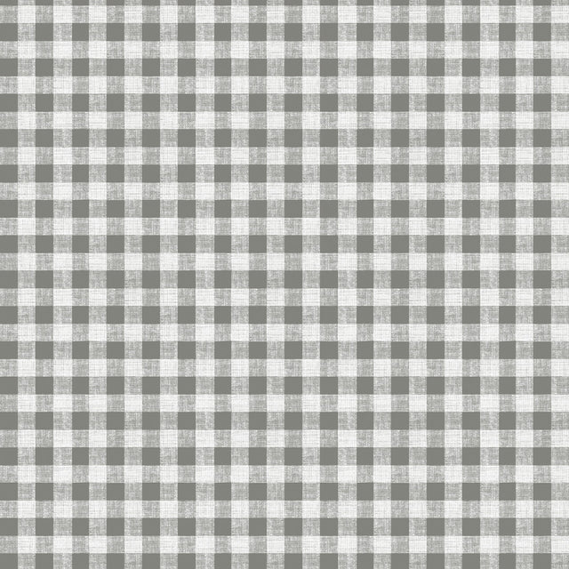 Rutete voksduk 1,5 x 1,5 cm – grå/hvit med struktur