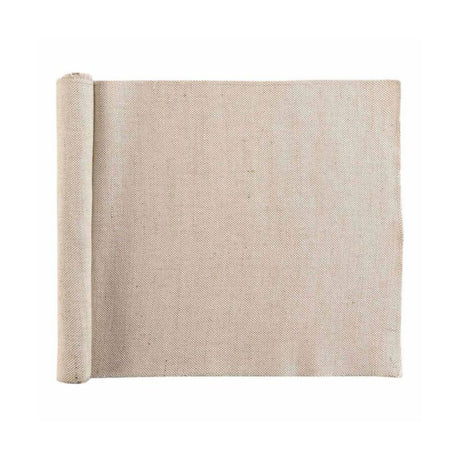 Tessi Beige bordløper i jute 35 x 140 cm