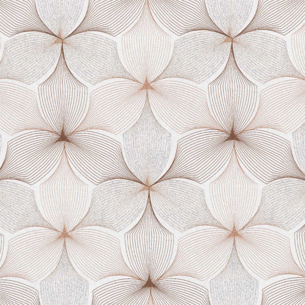 Textilia Glitter, Vanita - Lys voksduk med grafisk mønster