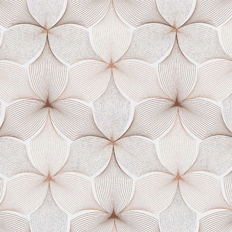 Textilia Glitter, Vanita - Lys voksduk med grafisk mønster