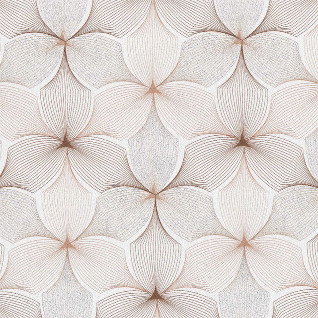 Textilia Glitter, Vanita - Lys voksduk med grafisk mønster