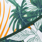 Textilia Guyana – Rund voksduk med blader Ø 155 cm, nærbilde