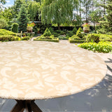 Textilia Miosotis Natur – rund voksduk med strikk