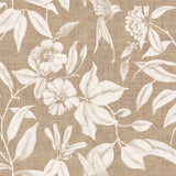 Textilia Miosotis Natur – Voksduk med blader og hørlook