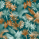 Textilia Riviera Green – Voksduk med flotte tropiske blader