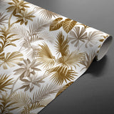 Textilia Riviera Natural – Voksduk med tropiske blader i varme farger