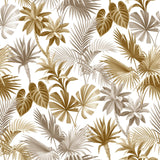 Textilia Riviera Natural – Voksduk med tropiske blader i varme farger