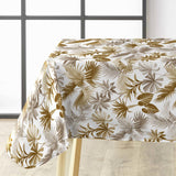 Textilia Riviera Natural – Voksduk med tropiske blader i varme farger