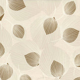 Textilia Helga Creme - Voksduk med spennende bladmønster