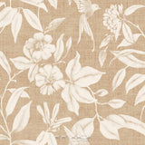 Textilia Miosotis Natur – Voksduk med blader og hørlook