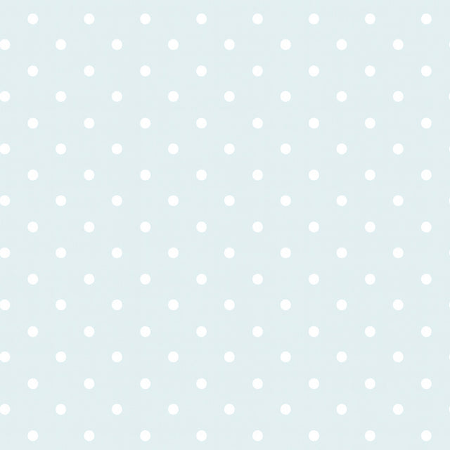 Transparent Dots – Gjennomsiktig voksduk med hvite prikker