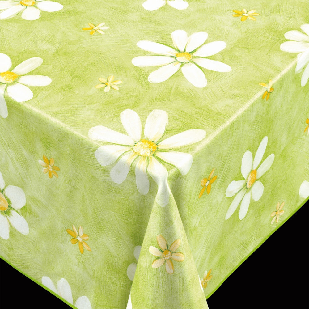 Trend Daisy Green pvc-fri voksduk