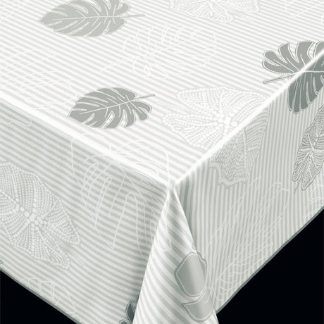 Trend Monstera Grey pvc-fri voksduk