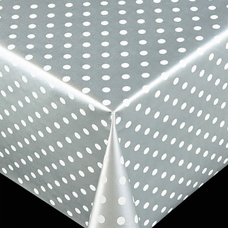 Trend Polka Grey pvc-fri voksduk