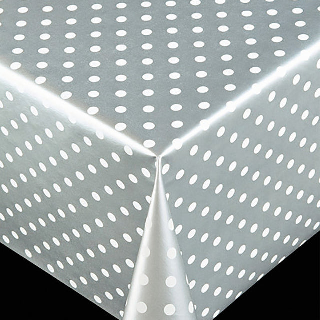 Trend Polka Grey pvc-fri voksduk