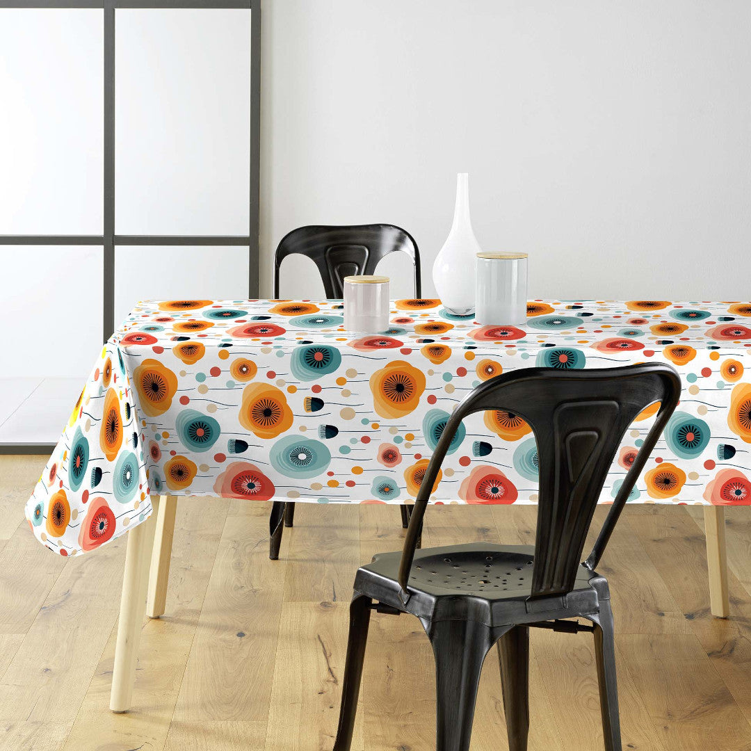 Triano – Retro voksduk et lekent blomstermønster, miljø