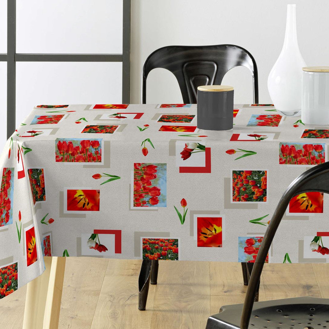 Tulipe – Voksduk med tulipaner
