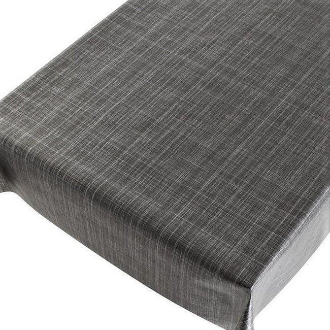 Tweed antrasitt – voksduk med preget overflate