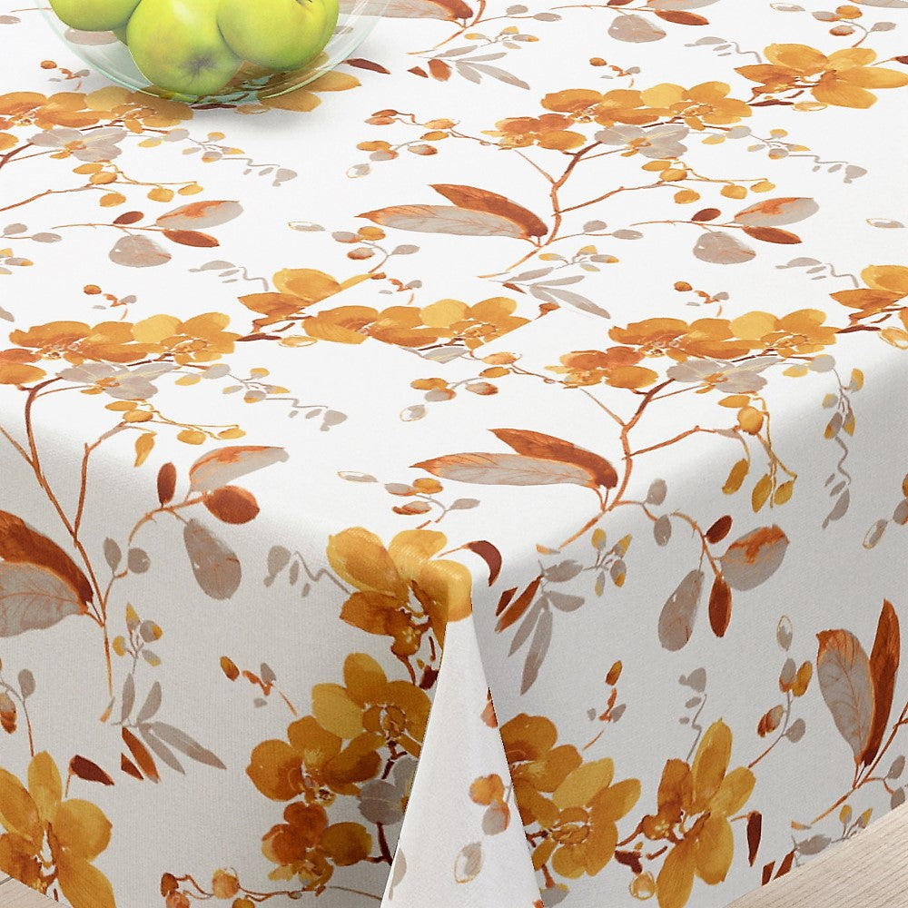 Vanda Sennep - Vakre blader og greiner på linduk - 100 % lin