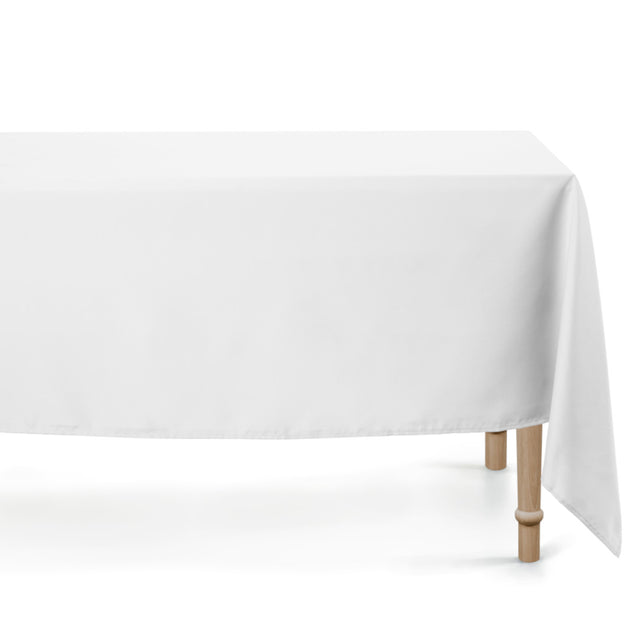 Vento ensfarget rektangulær bordduk med flekkavvisende behandling 140 x 170 cm hvit