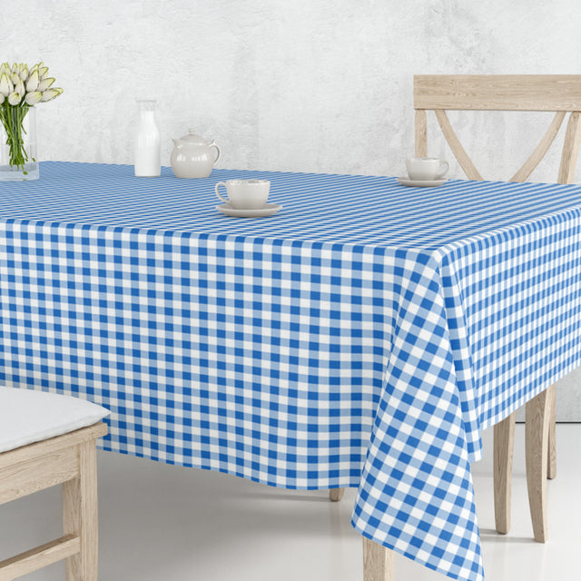 Vichy Azul – Klassisk rutet blå/hvit akrylduk