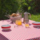 Vichy Rød 150 x 240 cm, rektangulær bordduk med flekkavvisende behandling og ruter, borddekking