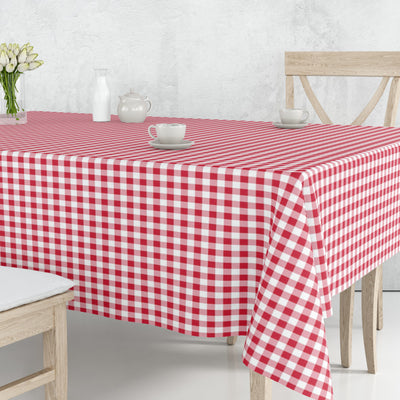 Vichy Rojo – Klassisk rutet rød/hvit akrylduk