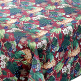 Vignes Bordeaux - Akrylduk med blader og druer - 155 cm bred