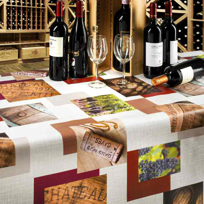 Vino Vingård – flott voksduk med motiver fra den franske vingården