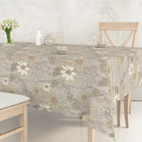 Violeta Pastel - Voksduk med blomster i pastellfarger på bord