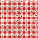 Voksduk - Cherries and Pansies Rød