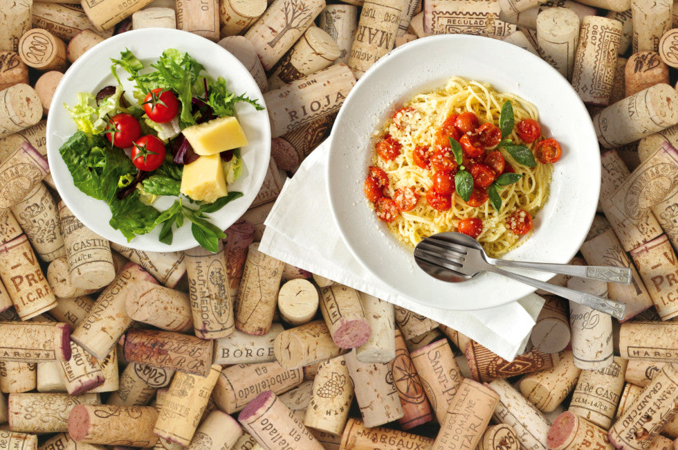 Cork, voksduk med vinpropper, 140 cm bred