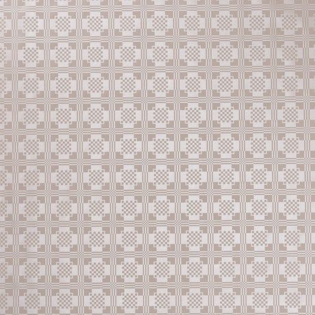 Damask Carre Classic Taupe – damaskpreget voksduk
