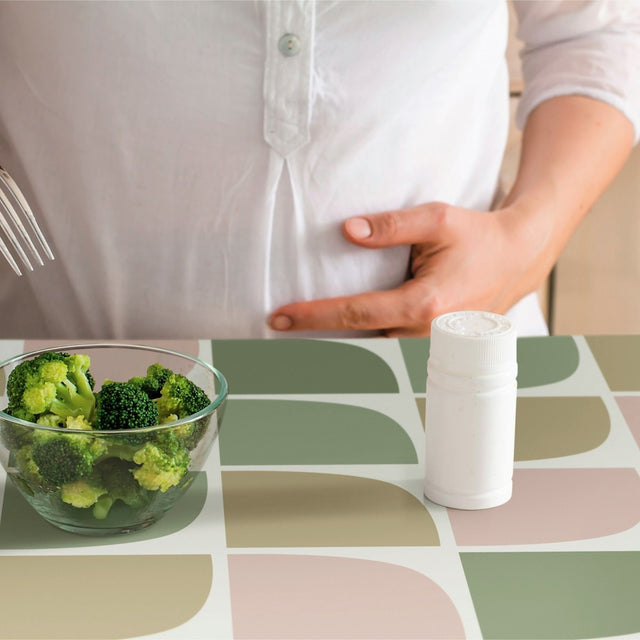 Dotty, retro voksduk med spesielle former