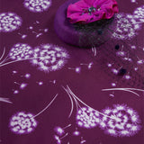 Fnugg Lilla – Rund voksduk med strikk