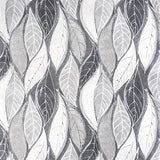 Leaves Grey – voksduk med grå blader