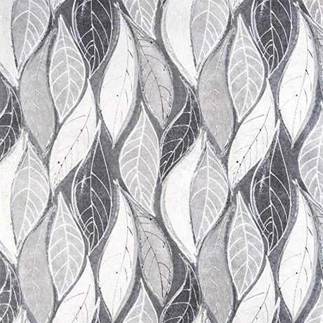 Leaves Grey – voksduk med grå blader