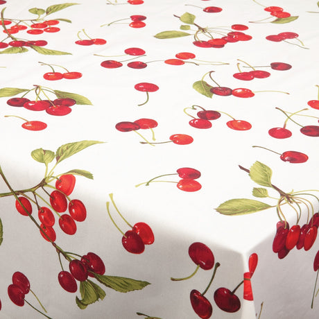 Kirsebær White Sky - Voksduk med massevis av kirsebær