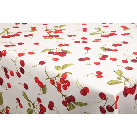 Kirsebær White Sky - Voksduk med massevis av kirsebær