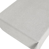 Linen Look Grå - Ensfarget voksduk i linlook, pregede overflate, mønster