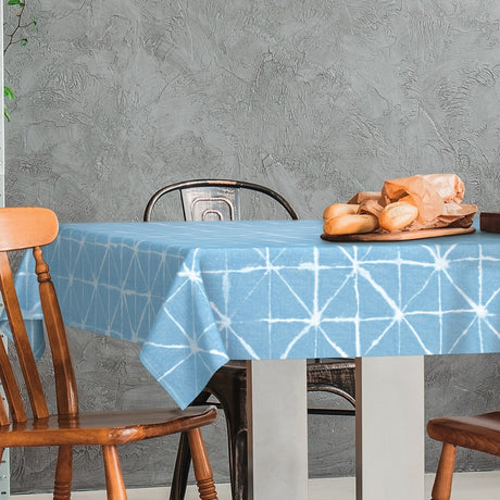 Magrib Himmelblå – LFGB, voksduk godkjent for kontakt med mat