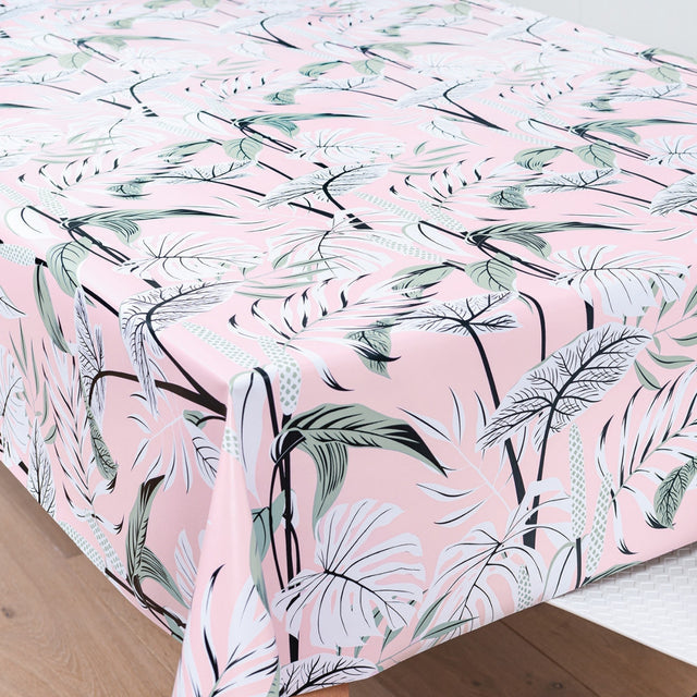 Mangrove Pink - Voksduk med vakre og kunstnerisk utformede blader