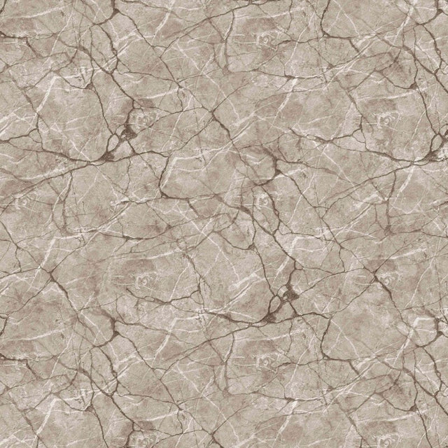 Voksduk med marmorlook - beige