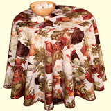 Voksduk 29A Hvite høner