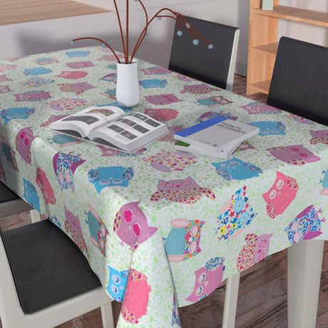 Owls, voksduk med ugler, 140 cm bred