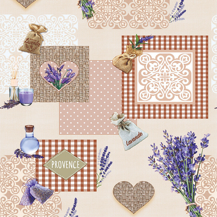 Provence Rustique – voksduk med lavendelmotiv